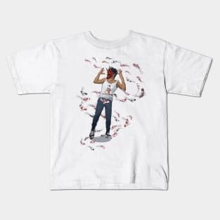 Koi swirl Kids T-Shirt